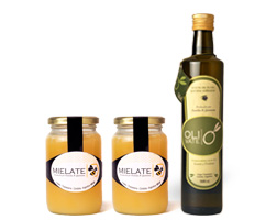 miel - aceite de oliva | 1 + 2